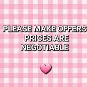 MAKE ME AN OFFER!! 💕🩷💕